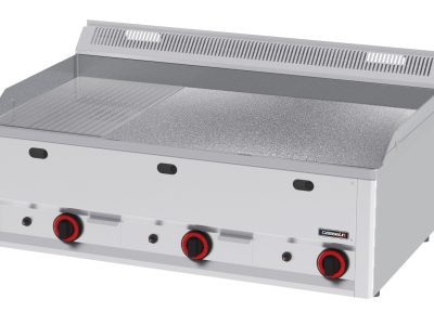 Plaque à SNACKer Chrome Rainurée Texturée 99 Gaz