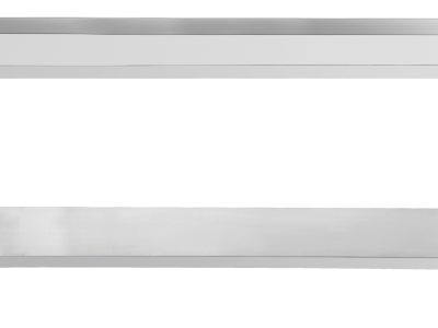 Table de travail inox 600 avec dosseret et étagère 600 mm