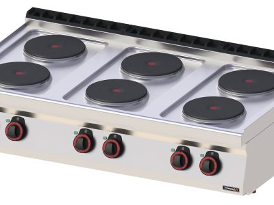 Fourneau électrique à poser 6 feux 120