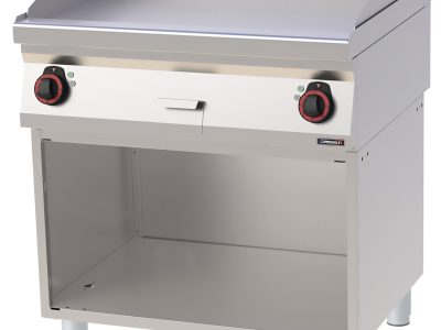 Plaque à SNACKer Chrome Lisse avec soubassement 80