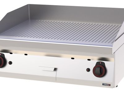 Plaque à SNACKer Fonte Rainurée Gaz 80