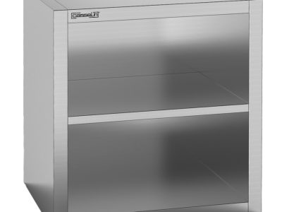 Armoire murale inox ouverte 800 mm