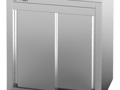 Armoire murale inox avec portes coulissantes 600 mm