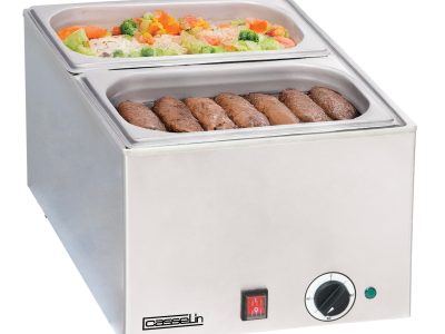 Bain-marie avec 2 x GN 1/2