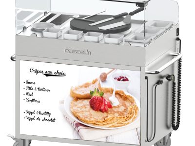 Chariot à crêpière 40 encastrée