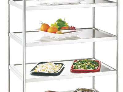 Chariot inox 5 plateaux
