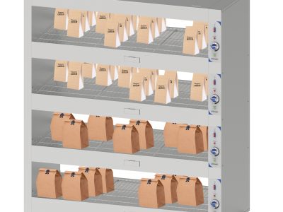 Etagère chauffante mobile 100