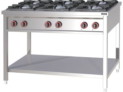 Fourneau à gaz - 6 feux