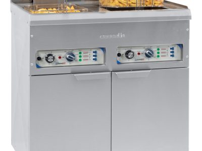 Friteuse électrique sur pieds 2 x 16 litres