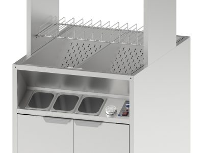 Poste de salage double chauffe traversant 800