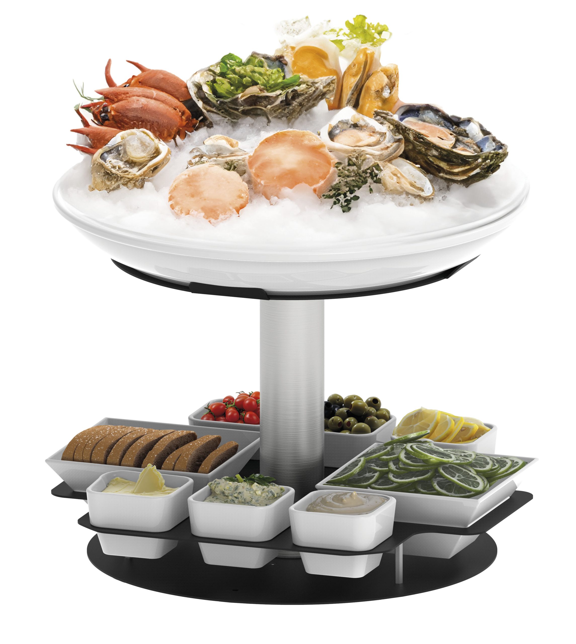 Présentoir à fruits de mer rotatif 3 Fuly
