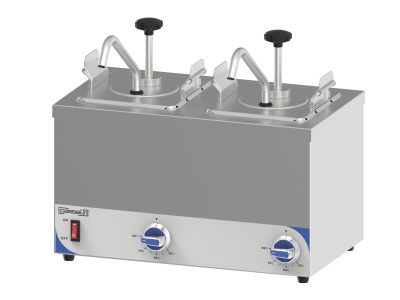 Pompe à sauce chauffante double