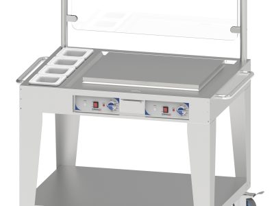 Stand ambulant à plaque à SNACKer