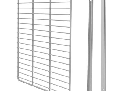 GRILLE AVEC SUPPORTS 2/1GN 1 PORTE