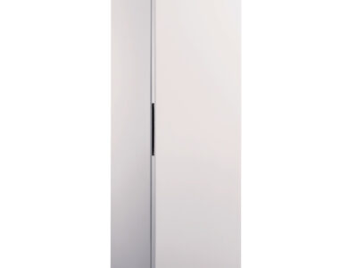 ARMOIRE POSITIVE - 1 PORTE PLEINE - 400 L - FINITION LAQUÉE BLANCHE