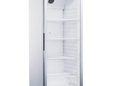 ARMOIRE POSITIVE PORTE VITRÉE - 600 L - FINITION BLANCHE