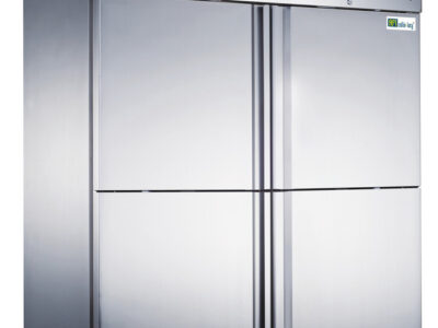 ARMOIRE RÉFRIGÉRÉE INOX GN 2/1 - 1400 L - NÉGATIVE - 4 DEMI PORTES