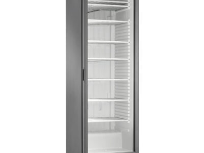 ARMOIRE NÉGATIVE PORTE VITRÉE - 268 L - FINITION INOX