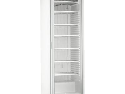 ARMOIRE NÉGATIVE PORTE VITRÉE - 268 L - FINITION BLANCHE
