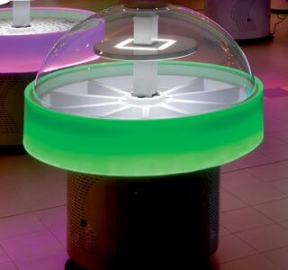 BUFFET RÉFRIGÉRÉ ROND - SÉRIE ISOLA LED