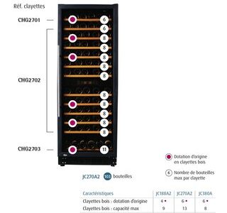 CLAYETTE POUR CAVE À VINS