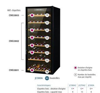 CLAYETTE POUR CAVE À VINS
