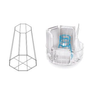 SUPPORT PANIER PORTE OUTILS