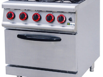 FOURNEAU GAZ SUR FOUR GAZ - GAMME 700 - 4 FEUX