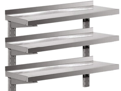 ÉTAGÈRE MURALE TRIPLE - PROF. 300 MM - LONG. 900 MM