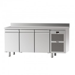TABLE RÉFRIGÉRÉE PÂTISSIÈRE NEOS - 3 PORTES PLEINES - SANS DESSUS - POSITIVE -2°/+8°C